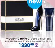Carolina Herrera Good Girl Gift Set Eau De Parfum 50ml & Body Lotion 75ml