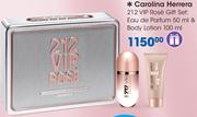 Carolina Herrera 212 VIP Rose Gift Set Eau De Parfum 50ml & Body Lotion 100ml