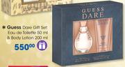Guess Dare Gift Set Eau De Toilette 50ml & Body Lotion 200ml