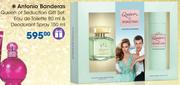 Antonio Banderas Queen Of Seduction Gift Set Eau De Toilette 80ml & Deodorant Spray 150ml
