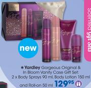 Yardley Gorgeous Original & In Bloom Vanity Case Gift Set
