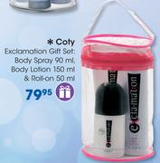 Coty Exclamation Gift Set