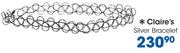 Claire's Silver Bracelet