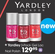 Yardley 3-Pack Gel Lac Nail Polish