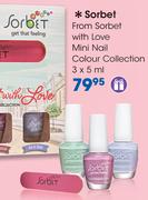 Sorbet From Sorbet With Love Mini Nail Colour Collection-3 x 5ml