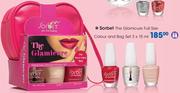 Sorbet The Glamicure Full Size Colour And Bag Set-3 x 15ml