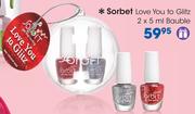 Sorbet Love You To Glitz Bauble-2 x 5ml