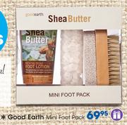 Good Earth Mini Foot Pack