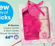 Source Creamy Orchid & Warm Vanilla Shower Sensations
