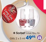 Sorbet Love You To Glitz 2x5ml