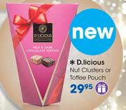 D.Licious Nut Clusters Or Toffee Pouch