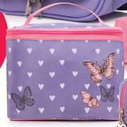 Clicks Heart & Butterflies Lilac Vanity Bag-Each