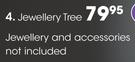 Clicks Acrylic Jewellery Tree