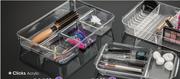 Clicks Acrylic 4 Division Tray