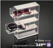 Clicks Acrylic 4 Tier Sunglasses Holder