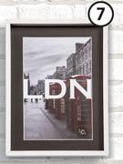 Clicks Two Baxer 6x8 Matted Paper-Wrapped Photo Frame