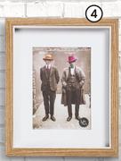 Clicks Clarke 8x10 Matted Paper-Wraped Photo Frame