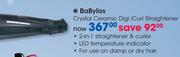 BaByliss Crystal Ceramic Digi iCurl Straightener