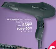 Safeway 2000W AC Prostyle Hairdryer