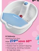 Safeway Vibrating Foot Spa