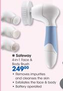 Safeway 4-In-1 Face & Body Brush
