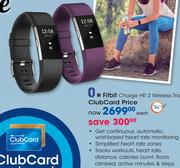 Fitbit Charge HR2 Wireless Tracker-Each