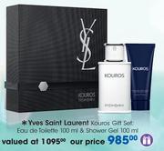 Yves Saint Laurent Kouros Gift Set:Eau De Toilette-100ml & Shower Gel-100ml