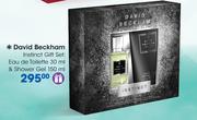David Beckham Instinct Gift Set:Eau De Toilette-30ml & Shower Gel-150ml