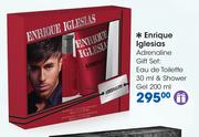 Enrique Lglesias Adrenaline Gift Set:Eau De Toilette-30ml & Shower Gel-200ml