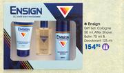 Ensign Gift Set:Cologne-50ml, After Shave Balm-75ml & Deodorant-125ml