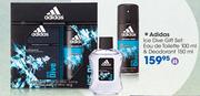 Adidas Ice Dive Gift Set: Eau De Toilette 100ml & Deodorant 150ml
