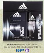 Adidas Dynamic Pulse Gift Set: Eau De Toilette 100ml & Deodorant 150ml