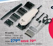 Lucky Barber Clipper With Extra Cutter Blades