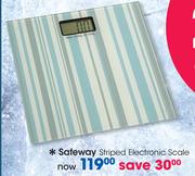 Safeway Striped Electronic Scale