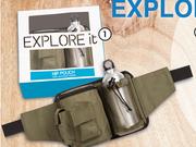 Clicks Hip Pouch With Aluminium Bottle