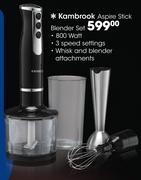 Kambrook Aspire Stick Blender Set