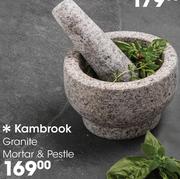Kambrook Granite Mortar & Pestle