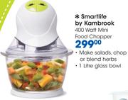 Smartlife By Kambrook 400 Watt Mini Food Chopper