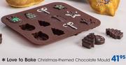 Love To Bake Christmas Themed Chocolate Mould