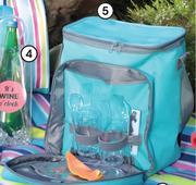 Clicks Picnic Bag For 2 With Plates, Cutlery & Glasses