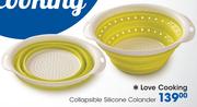 Love Cooking Collapsible Silicone Colander