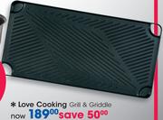 Love Cooking Grill & Griddle