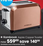 Kambrook Aspire Copper Toaster