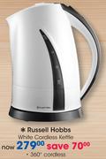 Russell Hobbs White 360 Degree Cordless Kettle