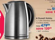 Russell Hobbs 1.7Ltr Stainless Steel 360 Degree Cordless Kettle