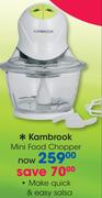 Kambrook Mini Food Chopper