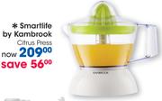 Smartlife By Kambrook Citrus Press