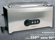 Kambrook 4 Slice Stainless Steel Toaster