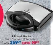 Russell Hobbs 2 Slice Sandwich Maker RHSM035