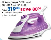Kambrook 2600 Watt Steam & Spray Iron